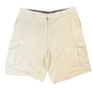 Tommy Bahama 100% Silk Shorts Relaxed Fit Beige Casual‎ Beach Golf Mens 38